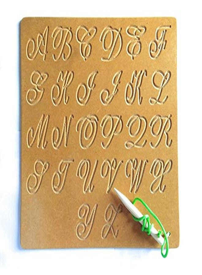 Futurez Key� Capital Alphabet Tracing Cursive Board/Wooden Writing Practice Boards - Educational Learning Toys for Kids - Image 2